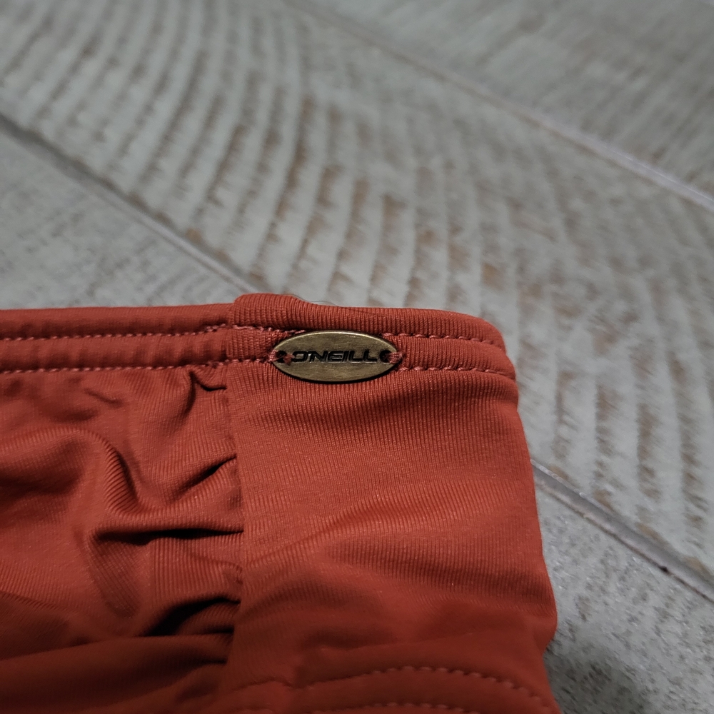 O'Neill Low-Rise Bikini Bottom in Rust Orange - Picture 3 of 4